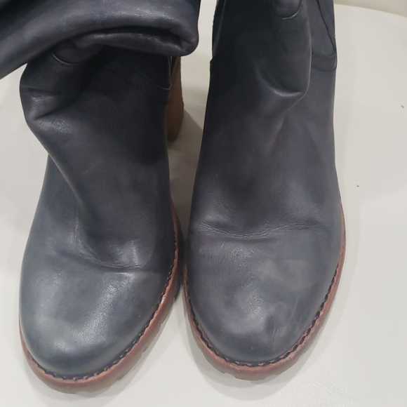 UGG LEATHER KNEE HIGH BOOTS-WITH FUR INNERSOLES - Picture 6 of 12